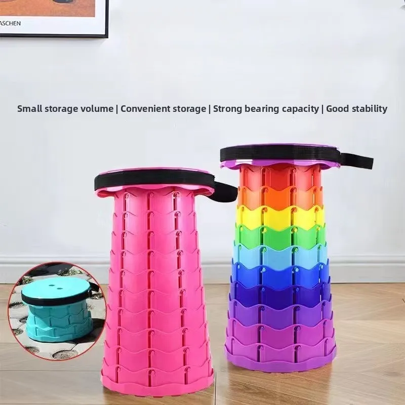 Folding Stool Heavy Duty Collapsible Telescoping Stool with Load Capacity 400lbs, Portable Retractable Stool for Camping Fishing
Folding Stool Heavy Duty Collapsible Telescoping Stool with Load Capacity 400lbs, Portable Retractable Stool for Camping Fishing