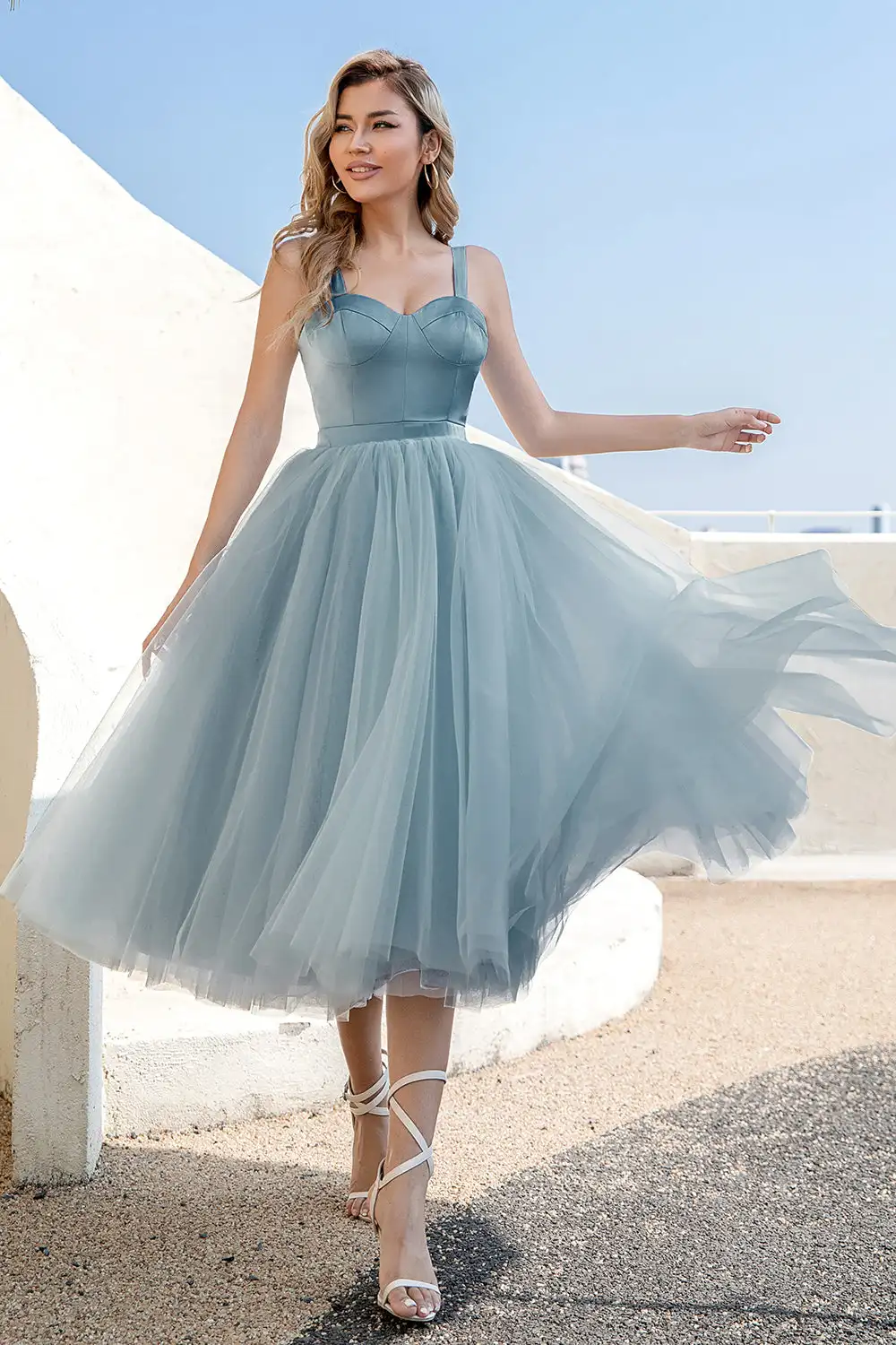 Customized Model Sky Blue Tulle Cocktail Dresses Graduation Season Dresses 2024 Bridesmaid Evening Gowns
Customized Model Sky Blue Tulle Cocktail Dresses Graduation Season Dresses 2024 Bridesmaid Evening Gowns