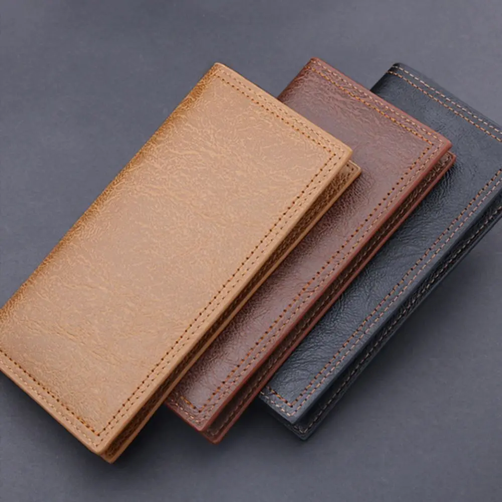 Fashion Oil Wax Leather 2 Fold Purse Large Capacity Multi-position Men's Hand Bag Durable Wear-resistant Men's Long Wallet Male
Fashion Oil Wax Leather 2 Fold Purse Large Capacity Multi-position Men's Hand Bag Durable Wear-resistant Men's Long Wallet Male