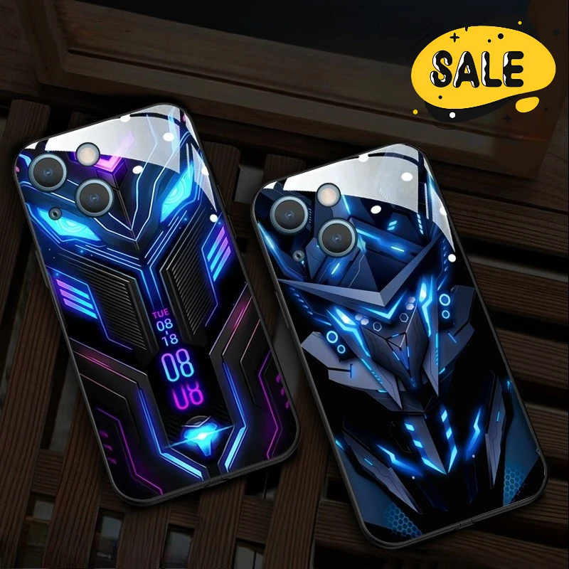 Personalized Smart LED Light Up Flash Phone Case for Iphone 16 15 14 13 12 Pro Max 16 15 14 Plus Mecha Themed Protector Cover
Personalized Smart LED Light Up Flash Phone Case for Iphone 16 15 14 13 12 Pro Max 16 15 14 Plus Mecha Themed Protector Cover