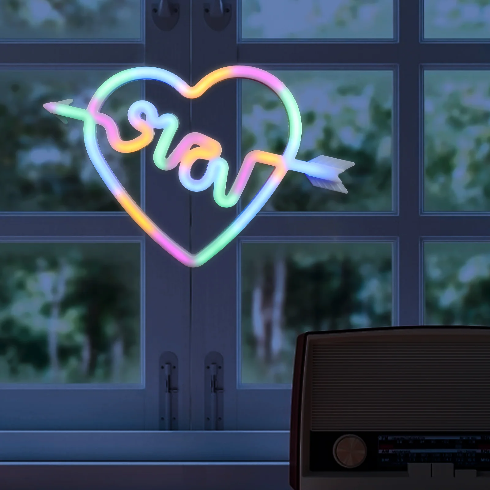 Creative Heart Modeling Neon Light Sign with Warm Glow LED Lamp for Decoration Unique Valentine's Day Light Decor
Creative Heart Modeling Neon Light Sign with Warm Glow LED Lamp for Decoration Unique Valentine's Day Light Decor