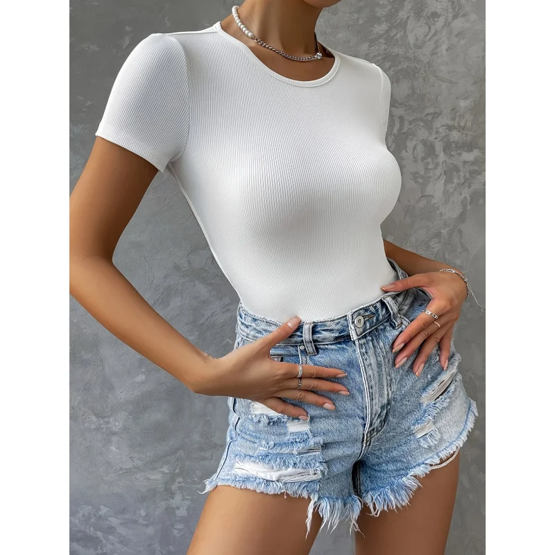 Ladies Fashion White Ribbed-Shirt Dress
Ladies Fashion White Ribbed-Shirt Dress