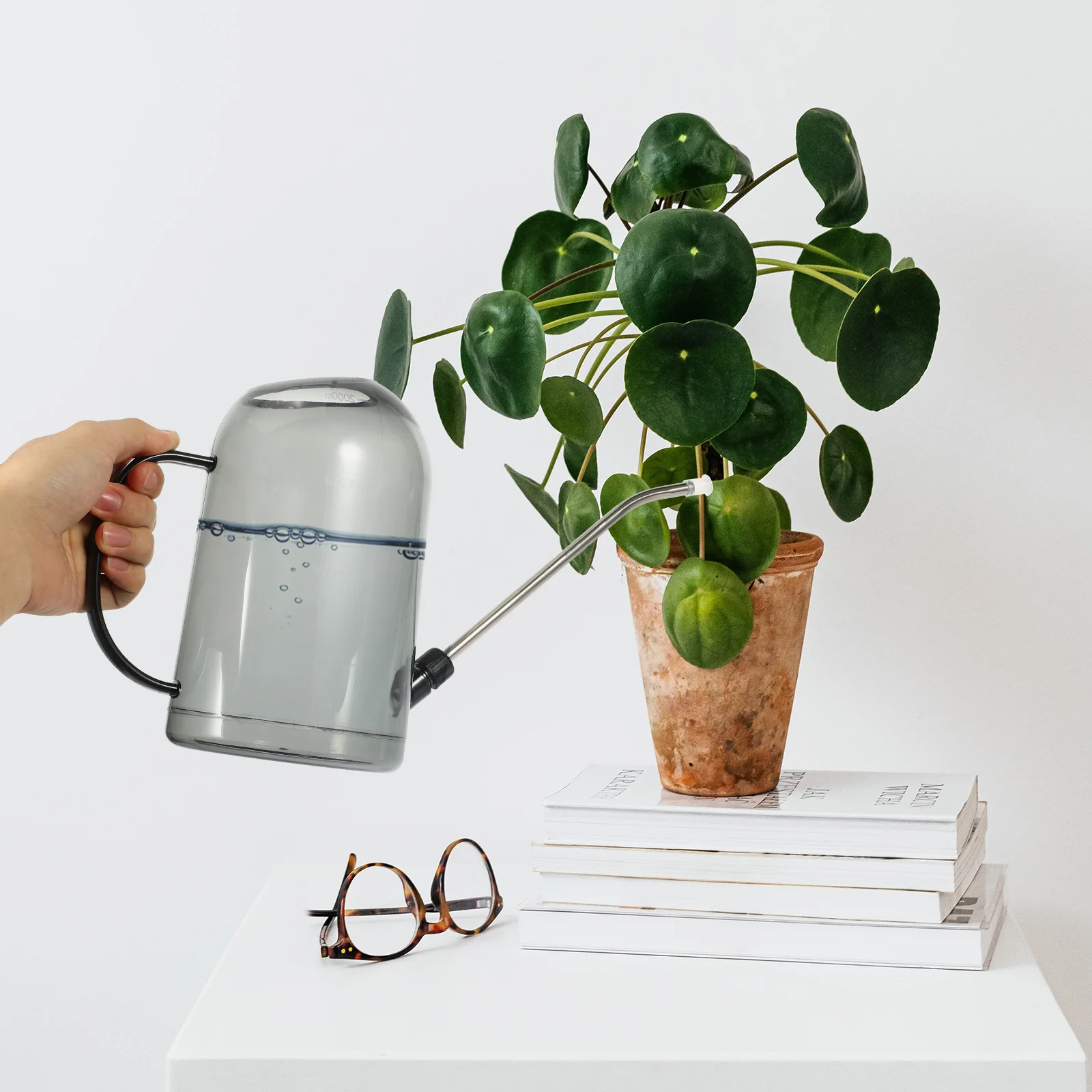 1 set Large Capacity Long Spout Watering Can For Indoor Outdoor Plants Vintage Style Garden Flower Irrigation Tool Durable Abs
1 set Large Capacity Long Spout Watering Can For Indoor Outdoor Plants Vintage Style Garden Flower Irrigation Tool Durable Abs