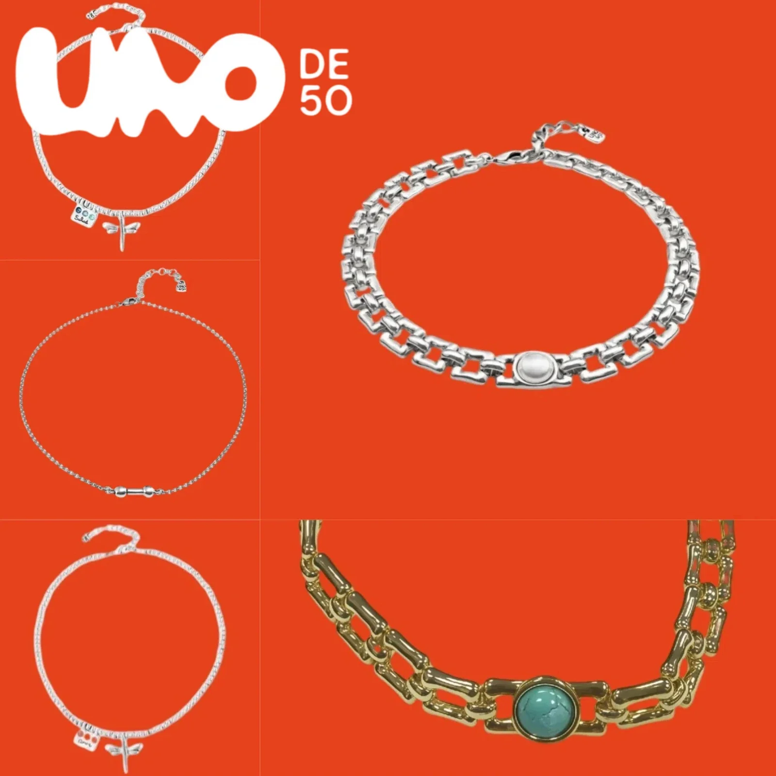 Модное ожерелье UNOde 50 из золота 24 карата и серебра 2025 года, элегантное и стильное, ограниченный на складе
Модное ожерелье UNOde 50 из золота 24 карата и серебра 2025 года, элегантное и стильное, ограниченный на складе