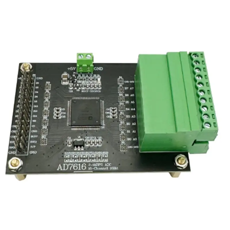 B92B-AD7616 16-битный 16-канальный модуль аналого-цифрового преобразования Высокоскоростное сбор данных АЦП, выборка 1MSPS
B92B-AD7616 16-битный 16-канальный модуль аналого-цифрового преобразования Высокоскоростное сбор данных АЦП, выборка 1MSPS