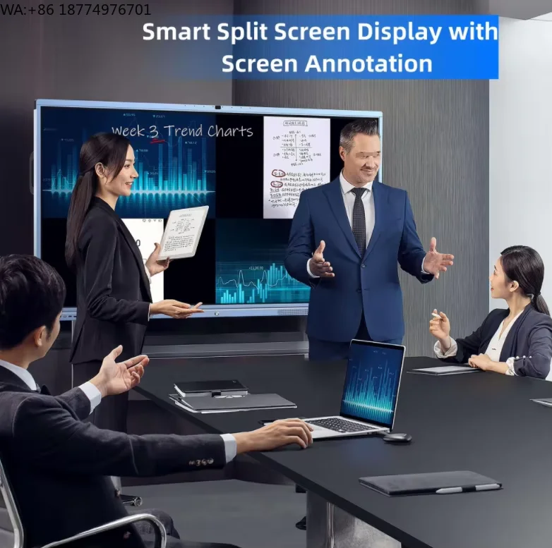 Smart Board 65inch Windows 4K Touch Screen Interactive Whiteboard for Classrooms & Offices Digital Whiteboard
Smart Board 65inch Windows 4K Touch Screen Interactive Whiteboard for Classrooms & Offices Digital Whiteboard