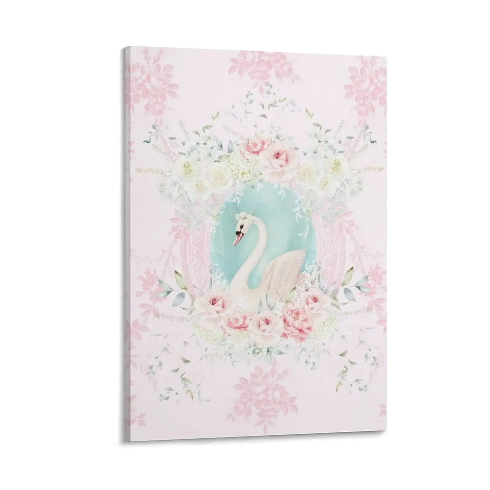 Romantic white swan, shabby vintage roses, peonies Canvas Painting luxury home decor anime decoration poster
Romantic white swan, shabby vintage roses, peonies Canvas Painting luxury home decor anime decoration poster