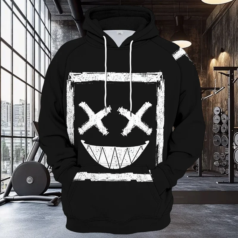 Новая модная трендовая толстовка с длинными рукавами и принтом, мужская повседневная толстовка, дышащая, быстросохнущая, универсальный свитер с круглым вырезом, мото 
Новая модная трендовая толстовка с длинными рукавами и принтом, мужская повседневная толстовка, дышащая, быстросохнущая, универсальный свитер с круглым вырезом, мото