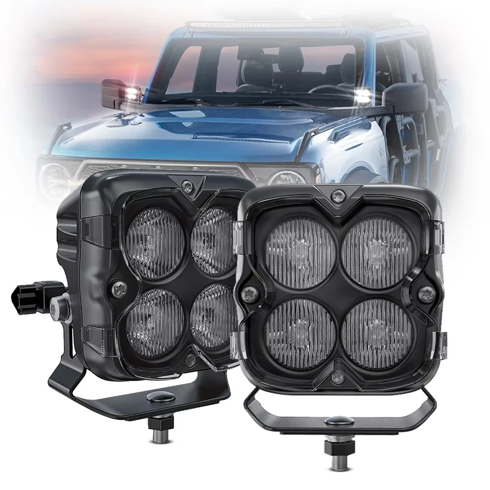 4x4 Off-Road Truck Front Driving Lamps 40W High Performance LED Work Lights Spot Lights Universal for JEEP Wrangler JK JL, IP67
4x4 Off-Road Truck Front Driving Lamps 40W High Performance LED Work Lights Spot Lights Universal for JEEP Wrangler JK JL, IP67