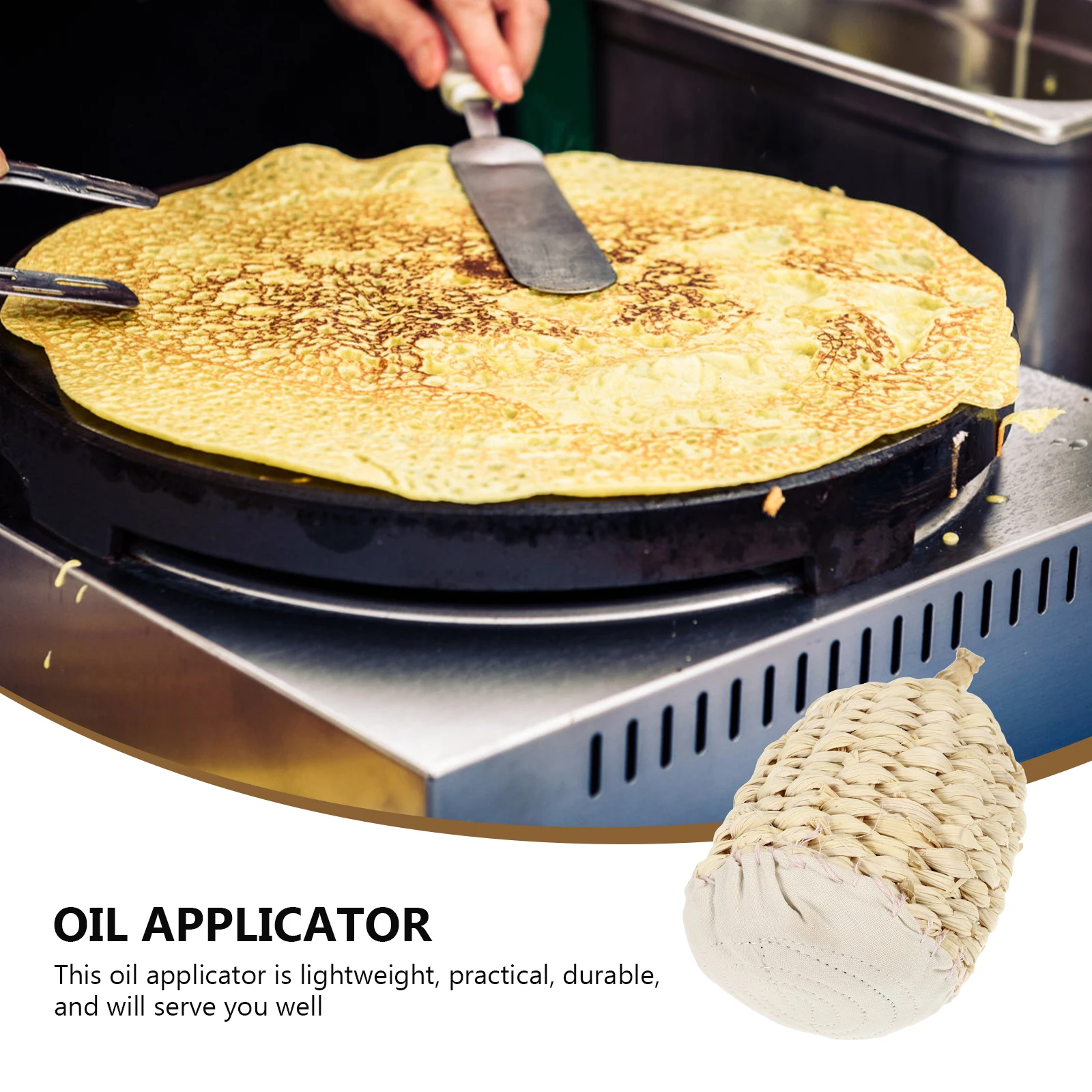 Oil Applicator For Pancake Pan Kitchen Tool Oil Brush Spreading Basting Wiper Lightweight Easy Cleaning Silicone Baking
Oil Applicator For Pancake Pan Kitchen Tool Oil Brush Spreading Basting Wiper Lightweight Easy Cleaning Silicone Baking