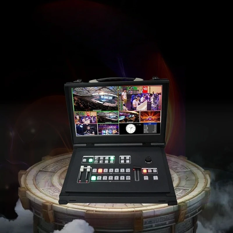 HDS9106 15.6-inch multi-camera mobile 4-channel SDI 2-channel HDMI six-channel director switching station
HDS9106 15.6-inch multi-camera mobile 4-channel SDI 2-channel HDMI six-channel director switching station