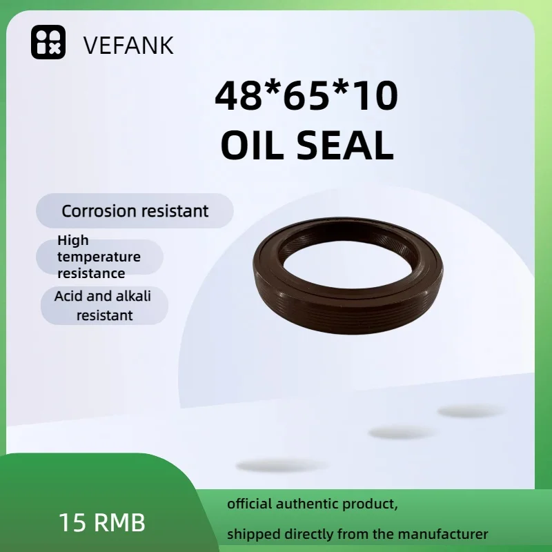 0750111149 Shaft oil seal 48x65x10 Rubber-coated single lip with spring ring. Suitable for automotive shaft seals.
0750111149 Shaft oil seal 48x65x10 Rubber-coated single lip with spring ring. Suitable for automotive shaft seals.