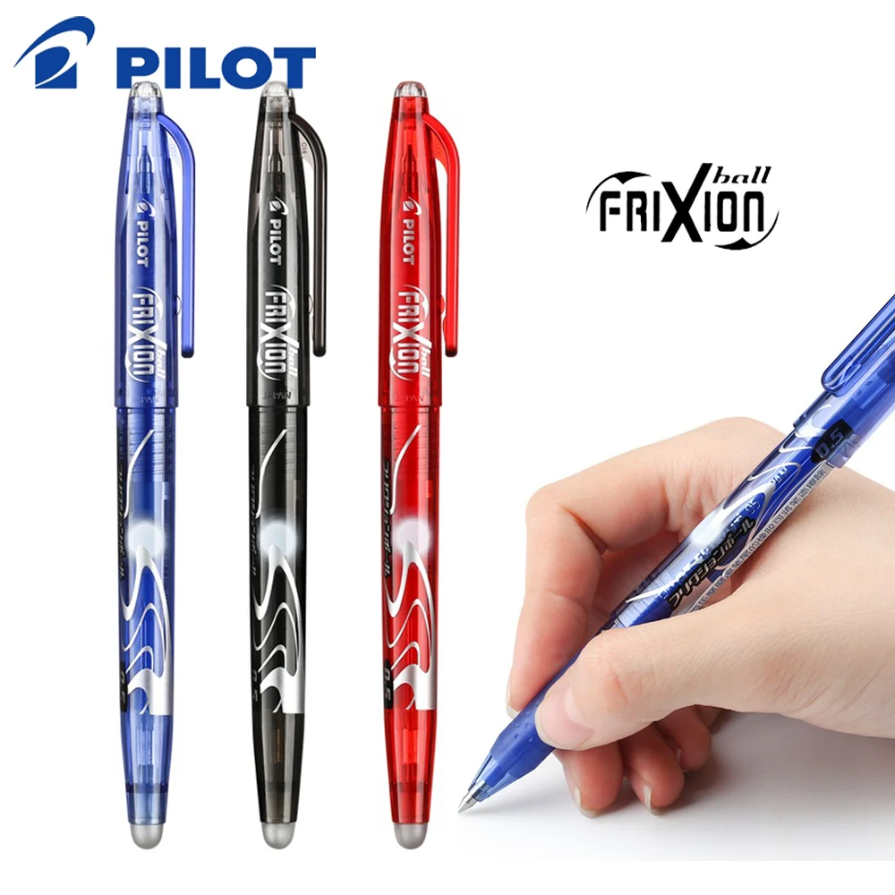 3pcs PILOT Erasable Gel Pens LFB-20EF Frixion 0.5mm for Writing Red Blue Black School Office Supplies Japanese Stationery
3pcs PILOT Erasable Gel Pens LFB-20EF Frixion 0.5mm for Writing Red Blue Black School Office Supplies Japanese Stationery