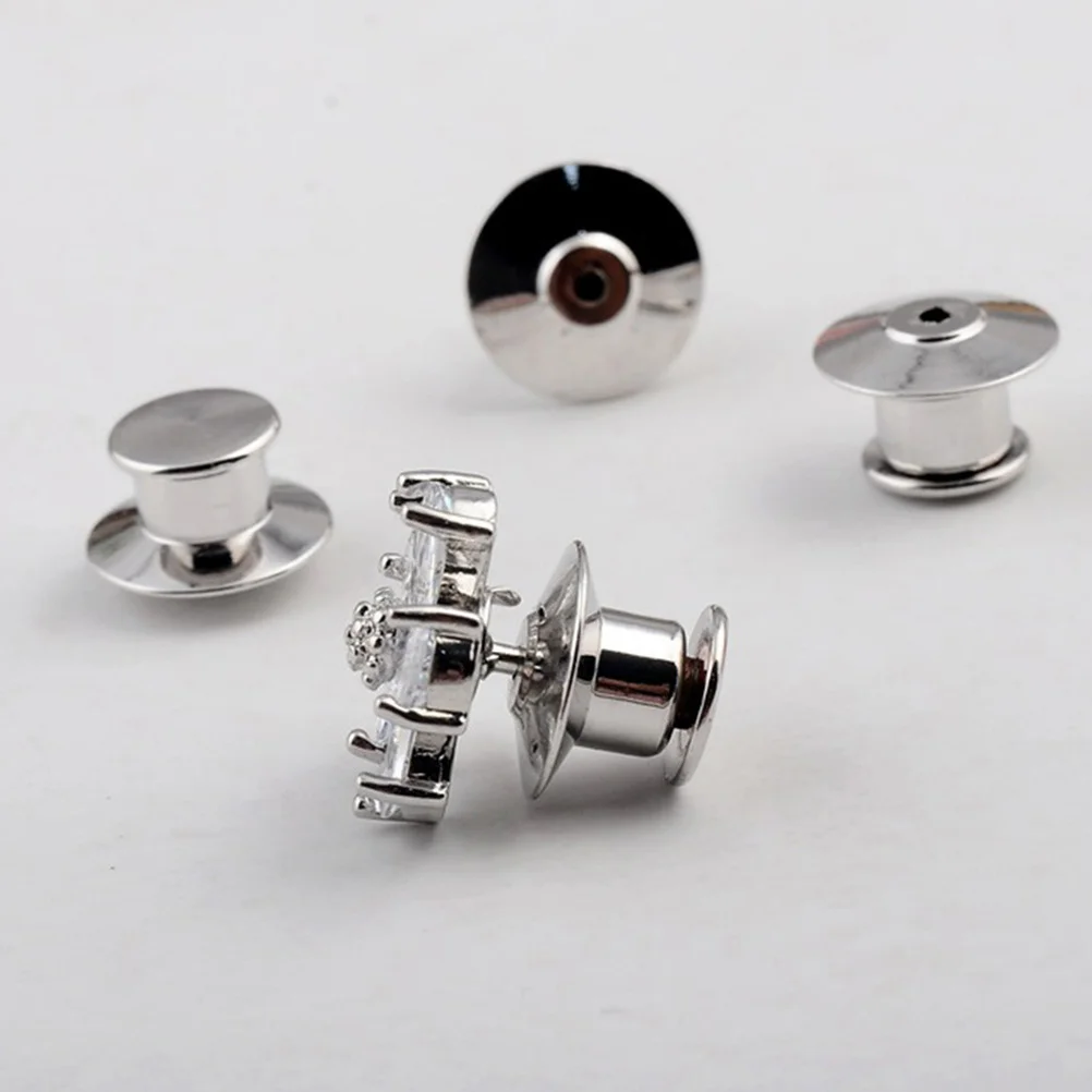 25pcs Backs Locking Clasp For Brooch Replaceable Metal Backs Flat Round Locking Pin Sewing Accessory Pin Keepers For Badges Name
25pcs Backs Locking Clasp For Brooch Replaceable Metal Backs Flat Round Locking Pin Sewing Accessory Pin Keepers For Badges Name