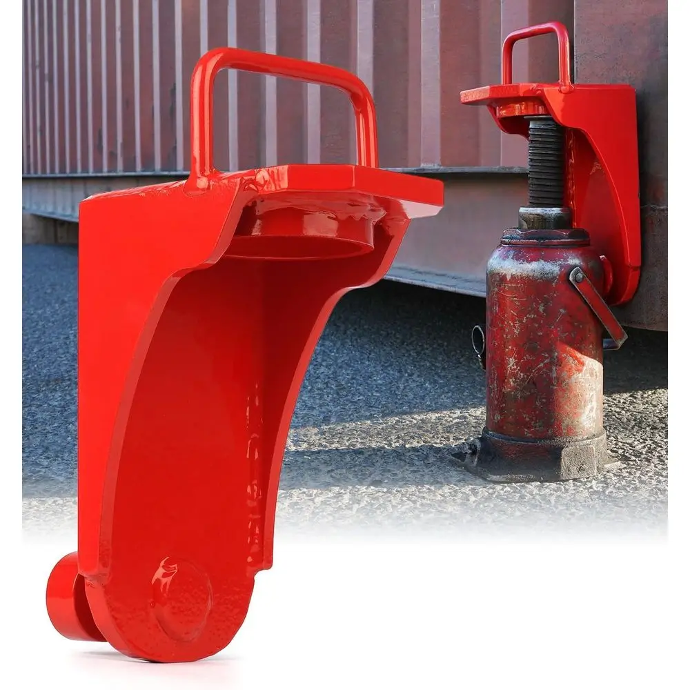 Shipping Container Jack Lug with U-Shaped Handle, Storage Container Leveler, Red
Shipping Container Jack Lug with U-Shaped Handle, Storage Container Leveler, Red