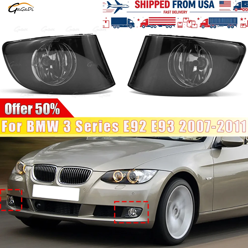 Fit for BMW 3 Series E92 E93 2007-2011 Car fog lights transparent lights H8 pairs left and right High-Quality Car Accessories
Fit for BMW 3 Series E92 E93 2007-2011 Car fog lights transparent lights H8 pairs left and right High-Quality Car Accessories