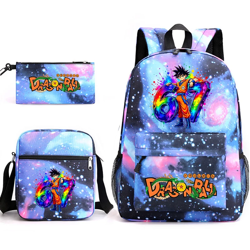 Dragon Ball Son Goku 67 Print School Backpack Set with Shoulder Bag Pencil Case for Kids Teens Casual Travel Daypack
Dragon Ball Son Goku 67 Print School Backpack Set with Shoulder Bag Pencil Case for Kids Teens Casual Travel Daypack