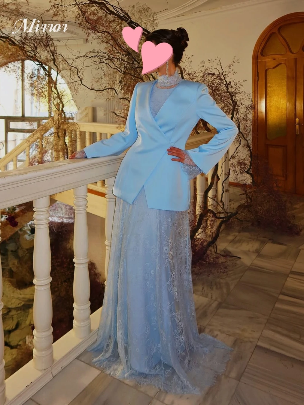 Mirror Dress Elegant Vintage Sweet Mermaid Lace Coat V-Neck Two-piece Customized Formal Occasion Prom Dress Evening Party Gowns
Mirror Dress Elegant Vintage Sweet Mermaid Lace Coat V-Neck Two-piece Customized Formal Occasion Prom Dress Evening Party Gowns