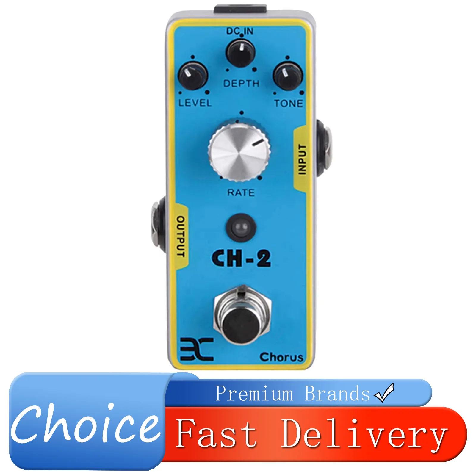 ENO Chorus CH-2 Electric Guitar Effect Pedal Chorus Effect Metal Case True Bypass Layered Chorus Sound Pedal TC51 Guitar Parts
ENO Chorus CH-2 Electric Guitar Effect Pedal Chorus Effect Metal Case True Bypass Layered Chorus Sound Pedal TC51 Guitar Parts