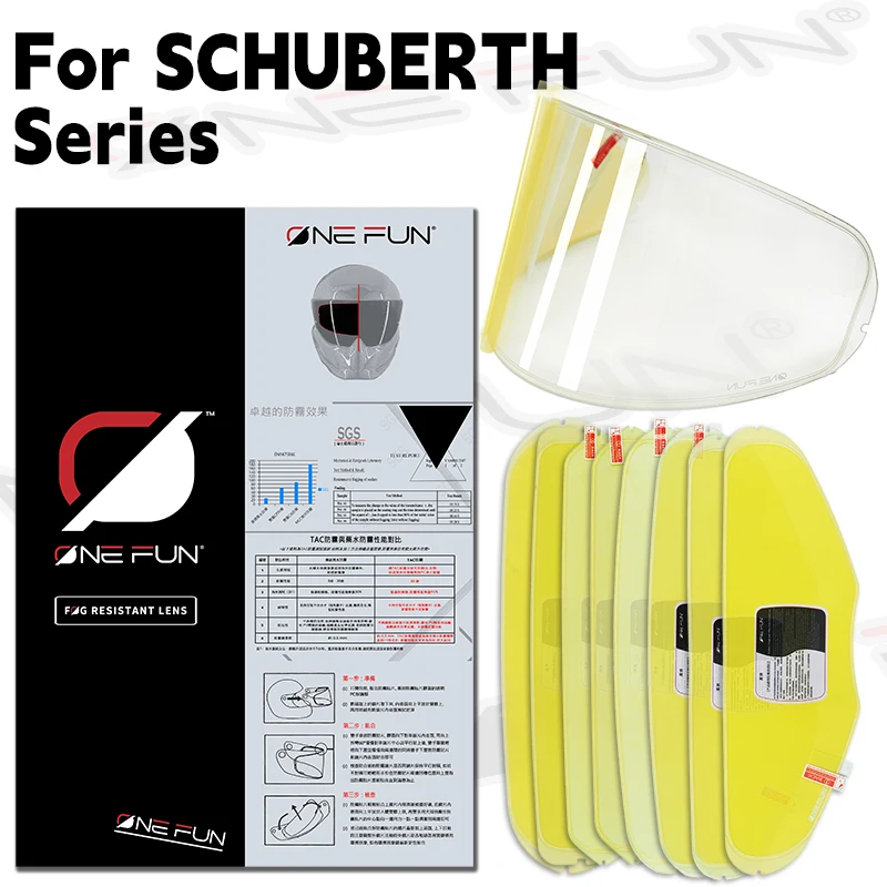 Anti Fog Visor for SCHUBERTH C5/E2/S3 M1 PRO Half Helmet SR2 Full Helmet Visor Helmet Pin Anti Fog Lock Accessories Lens Film
Anti Fog Visor for SCHUBERTH C5/E2/S3 M1 PRO Half Helmet SR2 Full Helmet Visor Helmet Pin Anti Fog Lock Accessories Lens Film