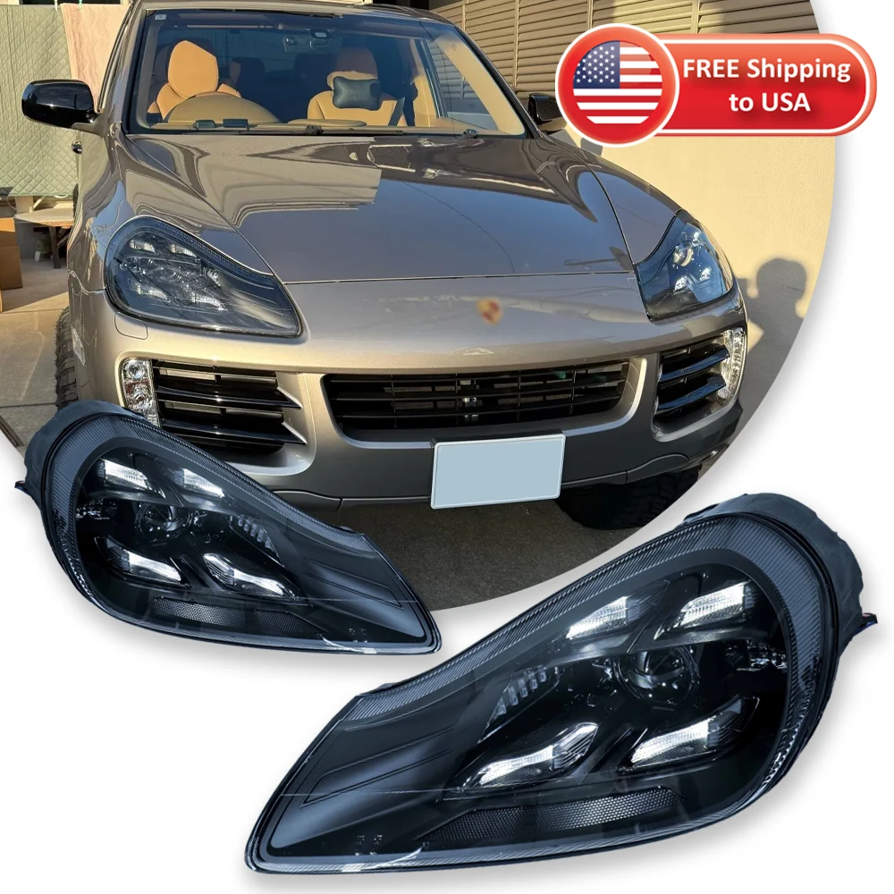 Светодиодные лазерные матричные фары TYPY DRL Plug & Play для Porsche Cayenne 957 2007-2010, передние фары, автозапчасти
Светодиодные лазерные матричные фары TYPY DRL Plug & Play для Porsche Cayenne 957 2007-2010, передние фары, автозапчасти