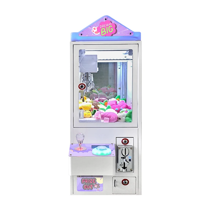 Mini Coin Operated Claw Crane Machine Plush Toy Arcade Game for Boutique & Gift Shops
Mini Coin Operated Claw Crane Machine Plush Toy Arcade Game for Boutique & Gift Shops