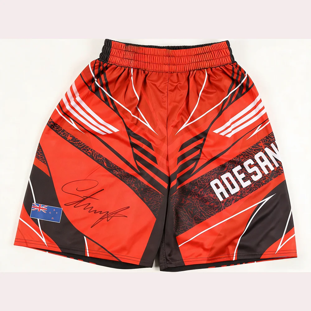 2026 New UFC Red Israel Adesanya Signature Muay Thai Shorts Men's MMA Octagonal Cage Oversized Jujutsu Training Sports Shorts
2026 New UFC Red Israel Adesanya Signature Muay Thai Shorts Men's MMA Octagonal Cage Oversized Jujutsu Training Sports Shorts