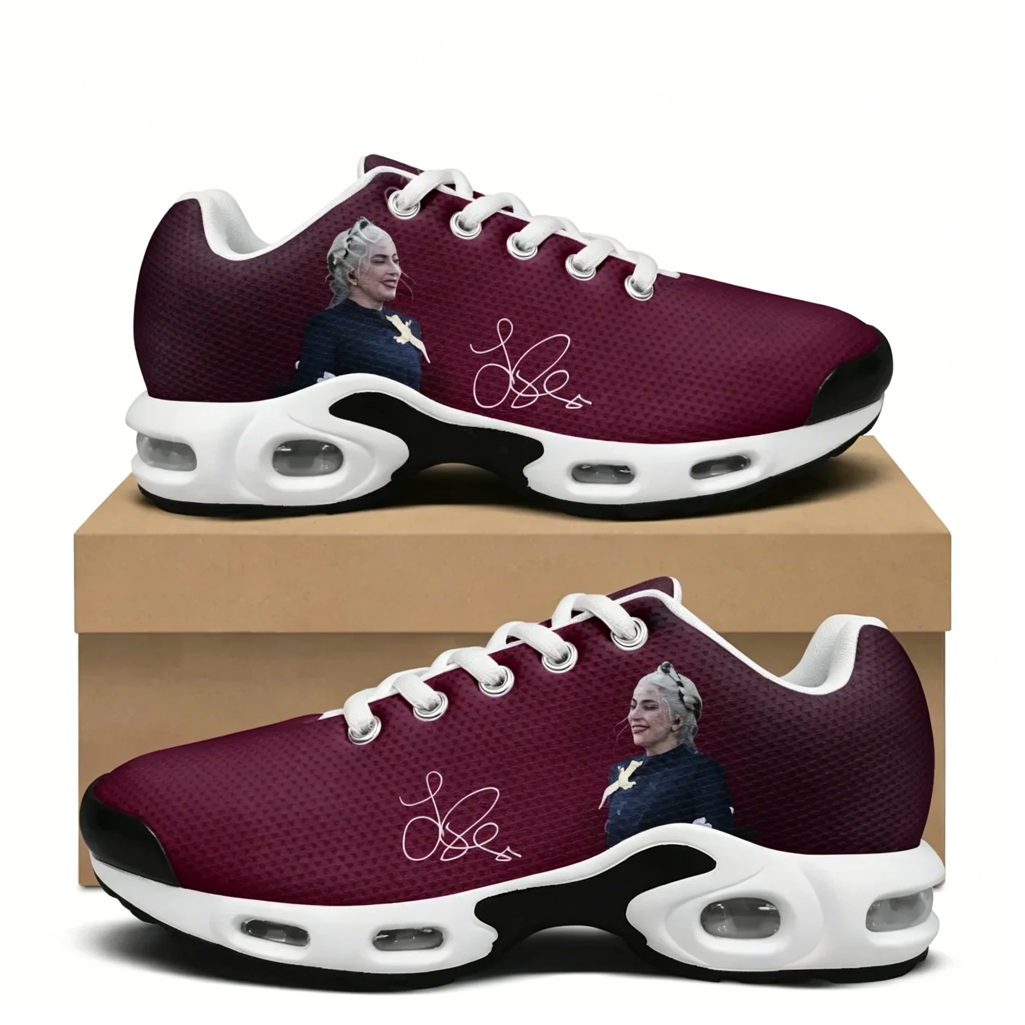 Lady Gaga Air Cushion Sneakers Mens Womens Teenager Lightweight Sports Shoes High Quality Custom Couples Leisure Mesh Sneaker
Lady Gaga Air Cushion Sneakers Mens Womens Teenager Lightweight Sports Shoes High Quality Custom Couples Leisure Mesh Sneaker
