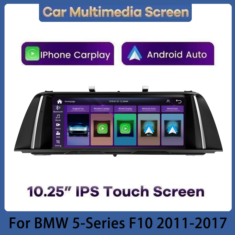 Car Radio For BMW 5 Series F10 Wireless Carplay Android Auto Car Multimedia Screen GPS Navigation Stereo 10.25 2Din
Car Radio For BMW 5 Series F10 Wireless Carplay Android Auto Car Multimedia Screen GPS Navigation Stereo 10.25 2Din