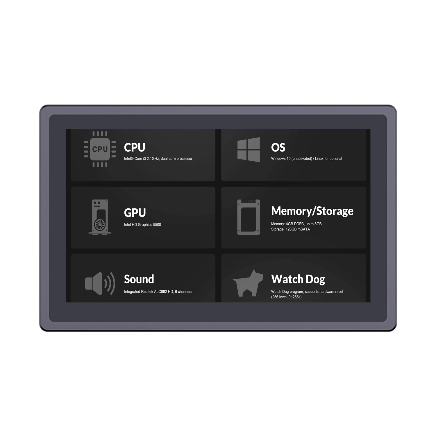Lilliput PC-1560 15.6 Inch Industrial HMI Embedded Panel PC Dual-Core Processor Fanless Design with Watch Dog Rugged in Stock
Lilliput PC-1560 15.6 Inch Industrial HMI Embedded Panel PC Dual-Core Processor Fanless Design with Watch Dog Rugged in Stock