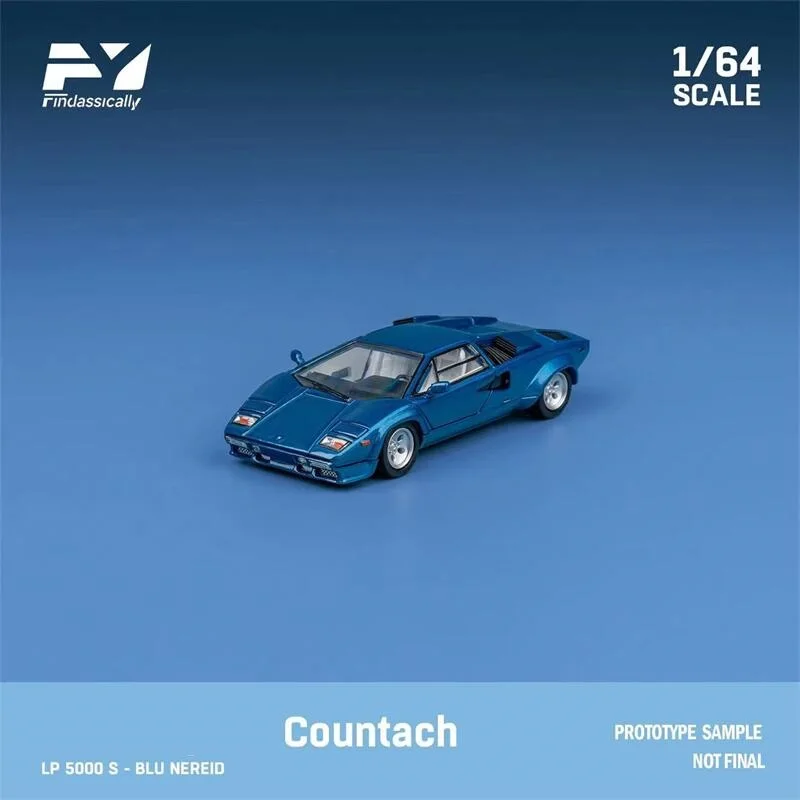 Finclassically 1:64 Countach LP 5000 Blue Die-Cast Car Model Collection Miniature
Finclassically 1:64 Countach LP 5000 Blue Die-Cast Car Model Collection Miniature
