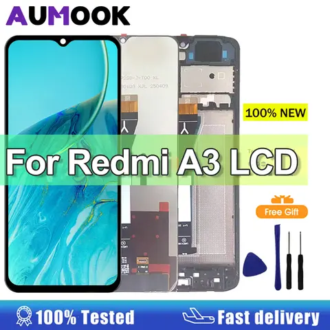 NEW Display For Xiaomi Redmi A3 23129RN51X LCD Display Touch Screen Digitizer For Redmi A3x 24048RN6CG LCD Display Replacement