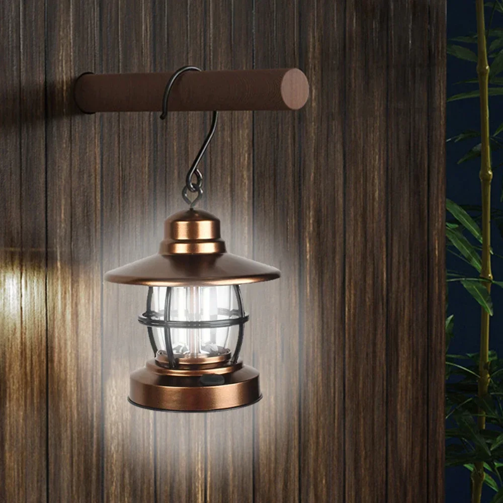 Retro Night Light Portable Camping Lantern Vintage Hanging LED Tent Light For Outdoor Fishing Hiking Camping Emergency Lighting
Retro Night Light Portable Camping Lantern Vintage Hanging LED Tent Light For Outdoor Fishing Hiking Camping Emergency Lighting