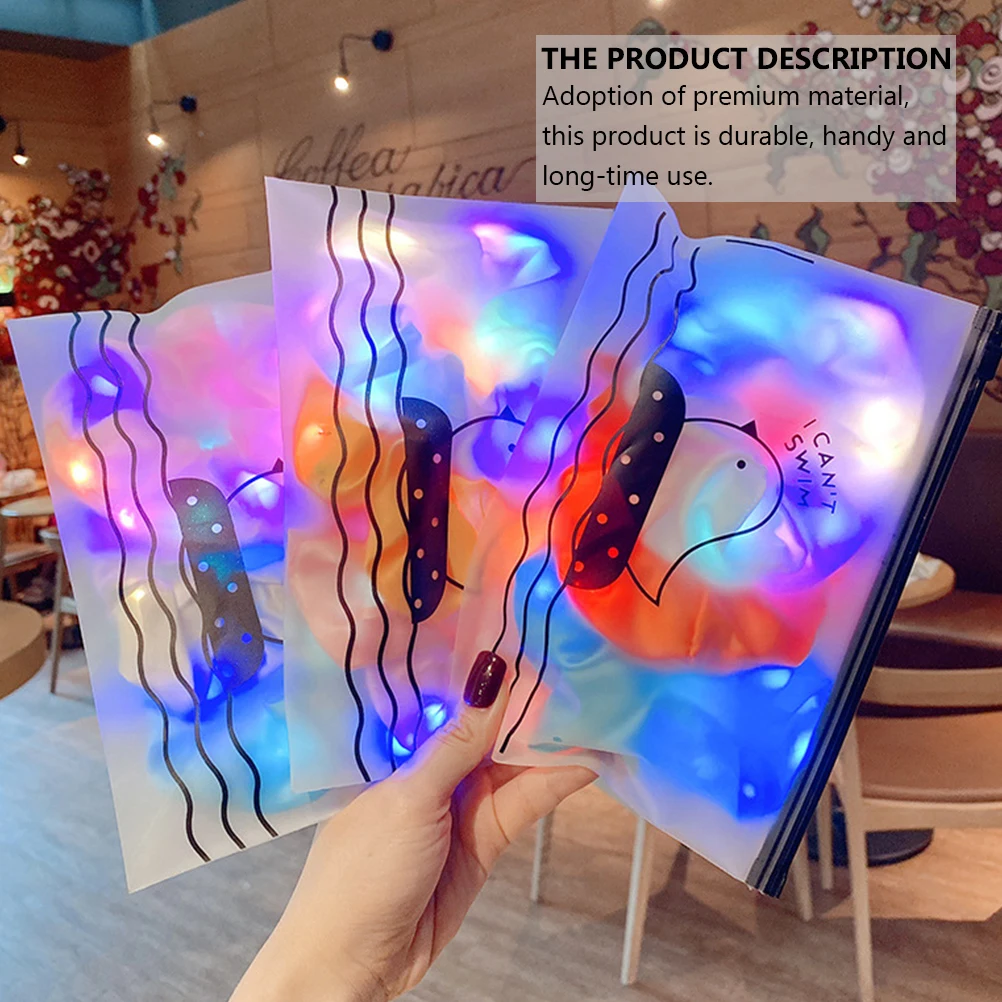 8pcs Led Glow Large Intestine Rings Durable Fashionable Colorful Party Accessories Luminous Headdresses Hair
8pcs Led Glow Large Intestine Rings Durable Fashionable Colorful Party Accessories Luminous Headdresses Hair