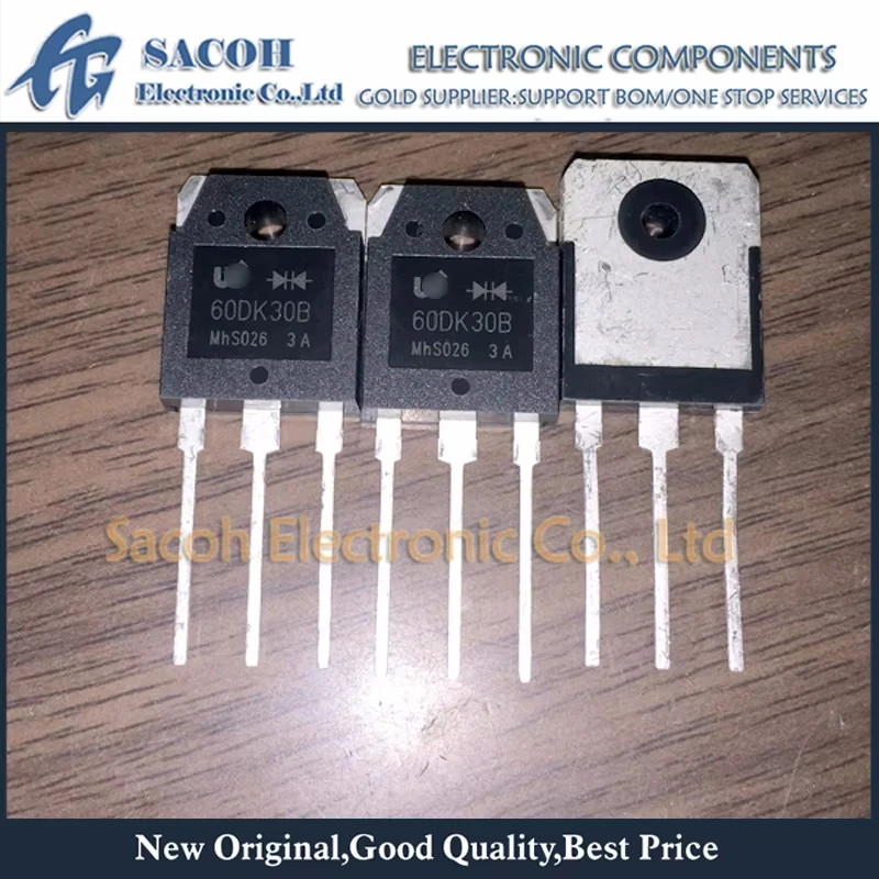 New Original 10Pcs/Lot WDW60DK30B 60DK30B TO-3P 60A 300V FRED Fast Recovery Diode
New Original 10Pcs/Lot WDW60DK30B 60DK30B TO-3P 60A 300V FRED Fast Recovery Diode