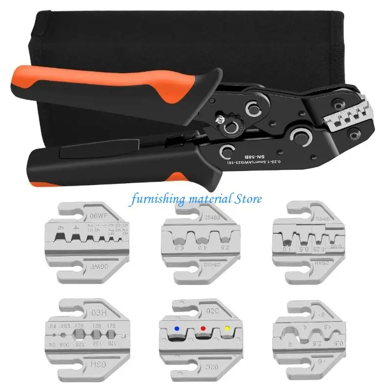Y5GD Professional High Carbon Steel Wire Pressing Tool Set With 6 Different Dies In Carrying Case
Y5GD Professional High Carbon Steel Wire Pressing Tool Set With 6 Different Dies In Carrying Case