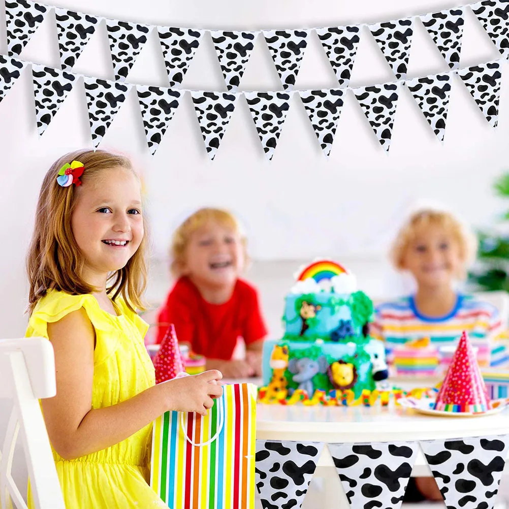 Cow Pattern Hanging Flag Pennant Banner Triangle Bunting Birthday Party Decorations Farm Animals
Cow Pattern Hanging Flag Pennant Banner Triangle Bunting Birthday Party Decorations Farm Animals
