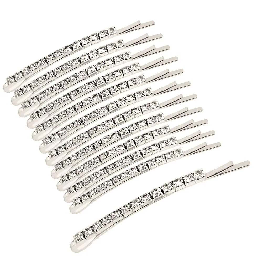 12pcs Rhinestone Bobby Pins, Silver Metal Hair Clips for Wedding Prom Bridal Hair Accessories Gift for Women
12pcs Rhinestone Bobby Pins, Silver Metal Hair Clips for Wedding Prom Bridal Hair Accessories Gift for Women