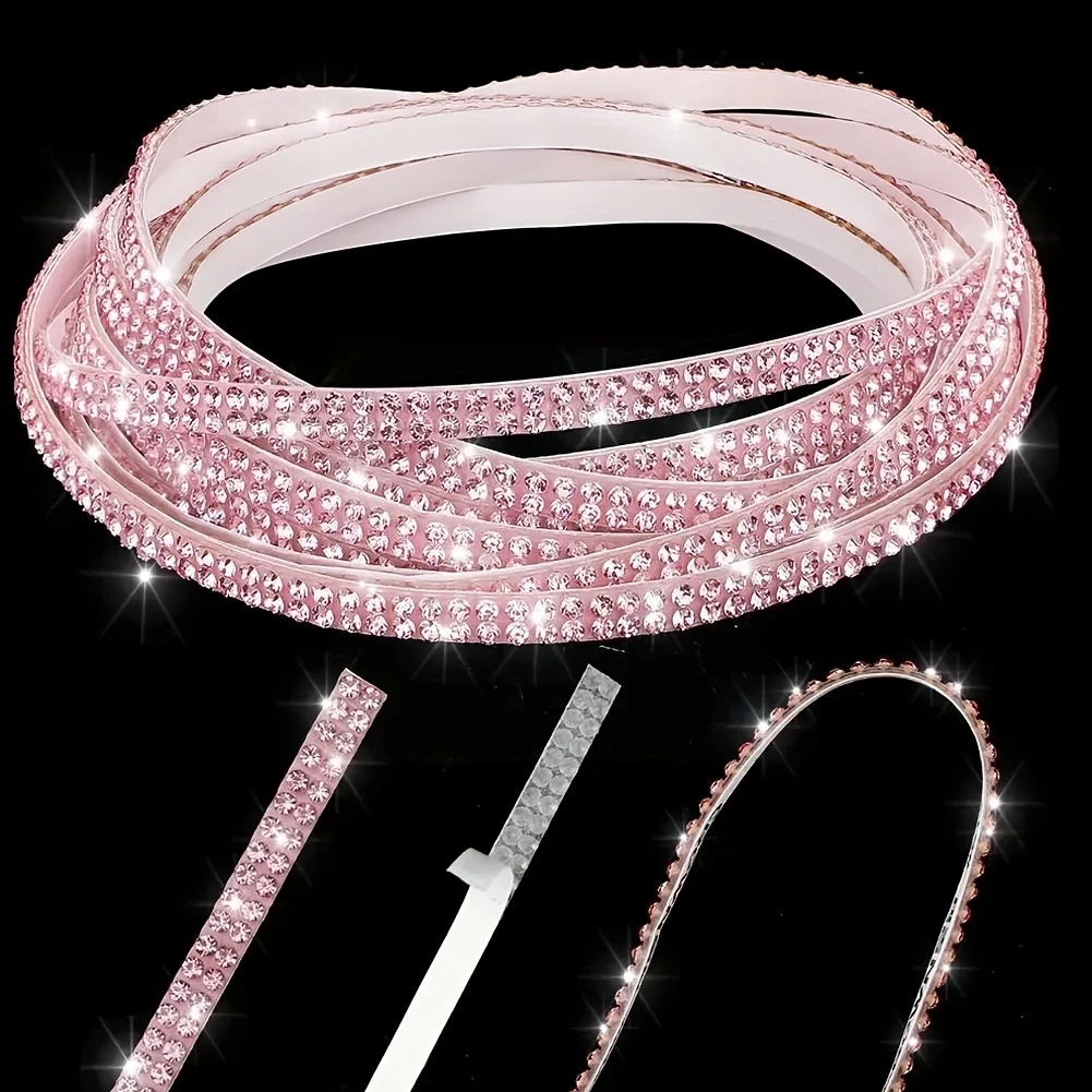 1 Roll of Pink White Crystal Diamond Car Decoration Stickers, Suitable for Women, Shiny Crystal Stickers for Cars, Trucks, Suvs
1 Roll of Pink White Crystal Diamond Car Decoration Stickers, Suitable for Women, Shiny Crystal Stickers for Cars, Trucks, Suvs