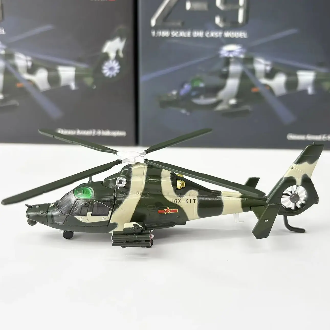 1/100 Scale China Z9 Attack Helicopter Z-9 Rotorcraft Diecast Finished Military Plane Model Collection Ornament Gift Display
1/100 Scale China Z9 Attack Helicopter Z-9 Rotorcraft Diecast Finished Military Plane Model Collection Ornament Gift Display
