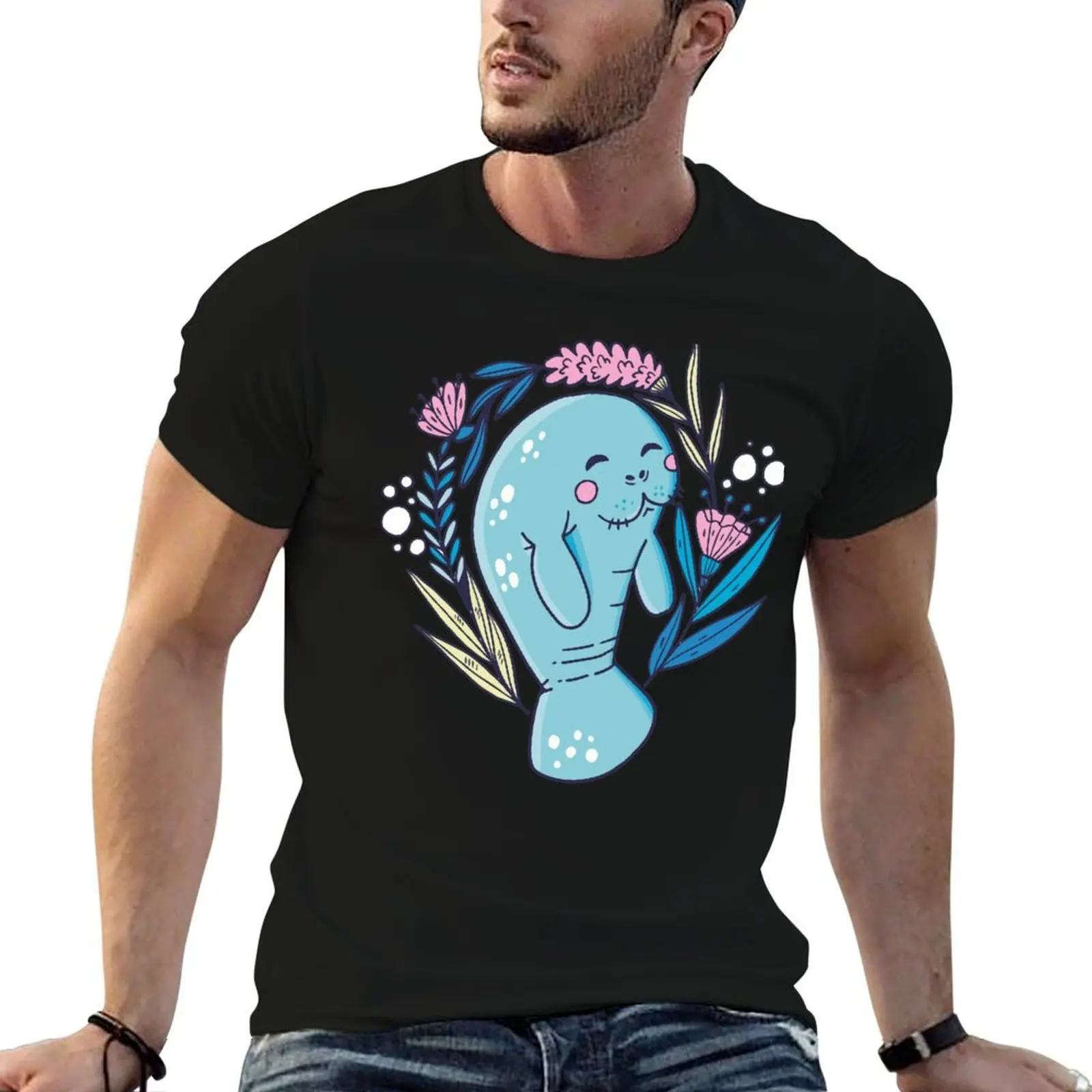 Happy Manatee / Sea Cow / Mermaid T-Shirt cotton t shirt pack t shirt man plain anime t shirts oversize T-shirt
Happy Manatee / Sea Cow / Mermaid T-Shirt cotton t shirt pack t shirt man plain anime t shirts oversize T-shirt