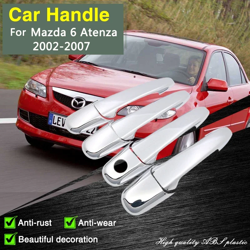 for Mazda 6 Mazda6 Atenza 2002 2003 2004 2005 2006 2007 Chrome Door Handle Cover Trim Stickers Car Styling Protective Accessorie
for Mazda 6 Mazda6 Atenza 2002 2003 2004 2005 2006 2007 Chrome Door Handle Cover Trim Stickers Car Styling Protective Accessorie