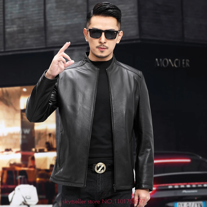High Quality Genuine Leather Jacket Men First Layer Cowhide coats real leather jacket
High Quality Genuine Leather Jacket Men First Layer Cowhide coats real leather jacket