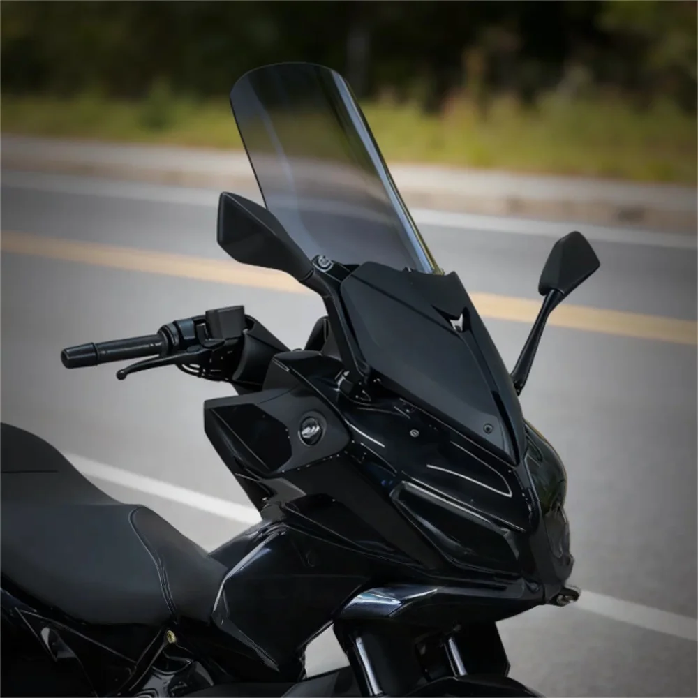 For QJMOTOR 2025 Fort350GS windshield modification with raised front windshield chest protector and windshield deflector
For QJMOTOR 2025 Fort350GS windshield modification with raised front windshield chest protector and windshield deflector