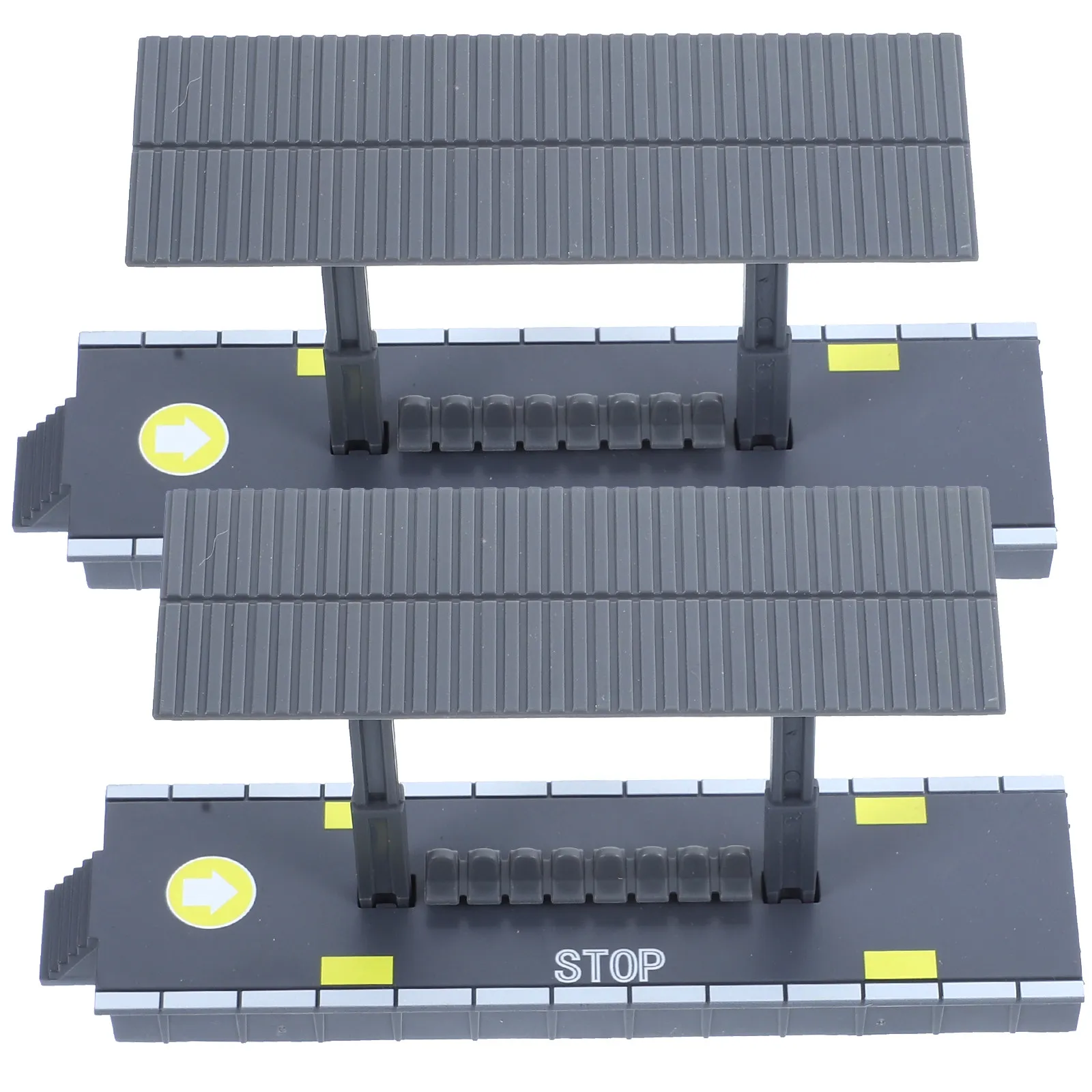 2Pcs Railway Station Platform Plastic Decorative Simulation Accessory DIY Railway Scenery Playing Platform for Kids
2Pcs Railway Station Platform Plastic Decorative Simulation Accessory DIY Railway Scenery Playing Platform for Kids