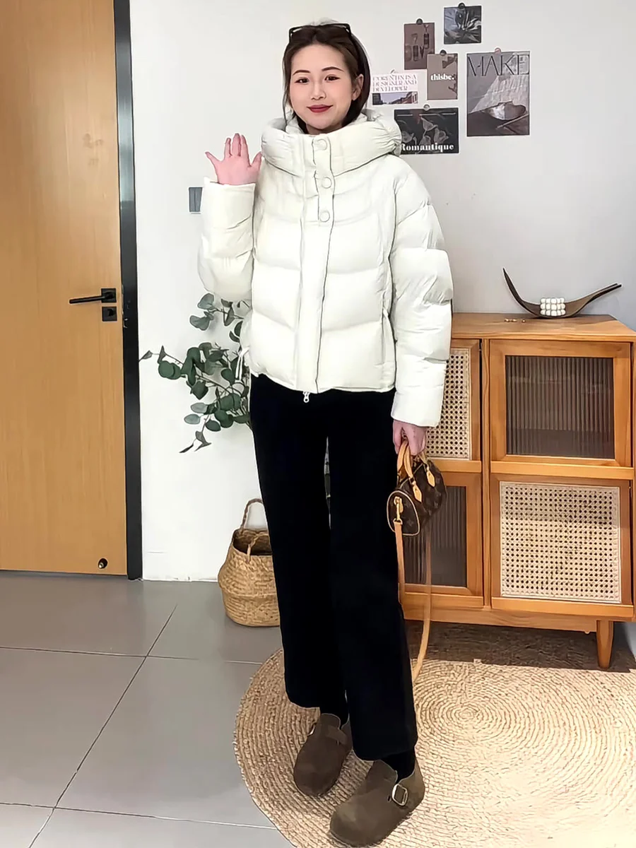 ort Puffer Jaet Women's Winter Coat with Hood 90% White Du down Warm Versatile Anti-Aging Outerwear
ort Puffer Jaet Women's Winter Coat with Hood 90% White Du down Warm Versatile Anti-Aging Outerwear