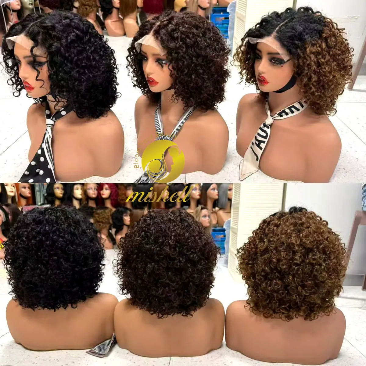 12Inch Colored Kinky Curly Bob Wig Human Hair Wigs 280% 5x5 Transparent Lace Closure Jerry Curly Hair Wigs For Black Women
12Inch Colored Kinky Curly Bob Wig Human Hair Wigs 280% 5x5 Transparent Lace Closure Jerry Curly Hair Wigs For Black Women