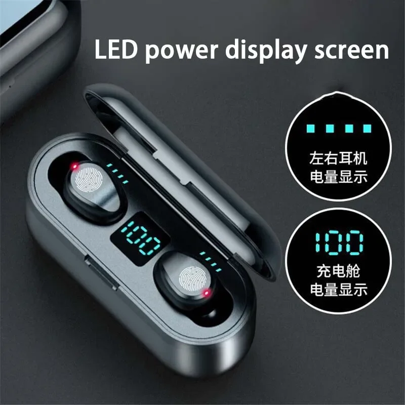 F9-2 high-altitude earphone breathing light display adjustable mobile wireless earphones
F9-2 high-altitude earphone breathing light display adjustable mobile wireless earphones