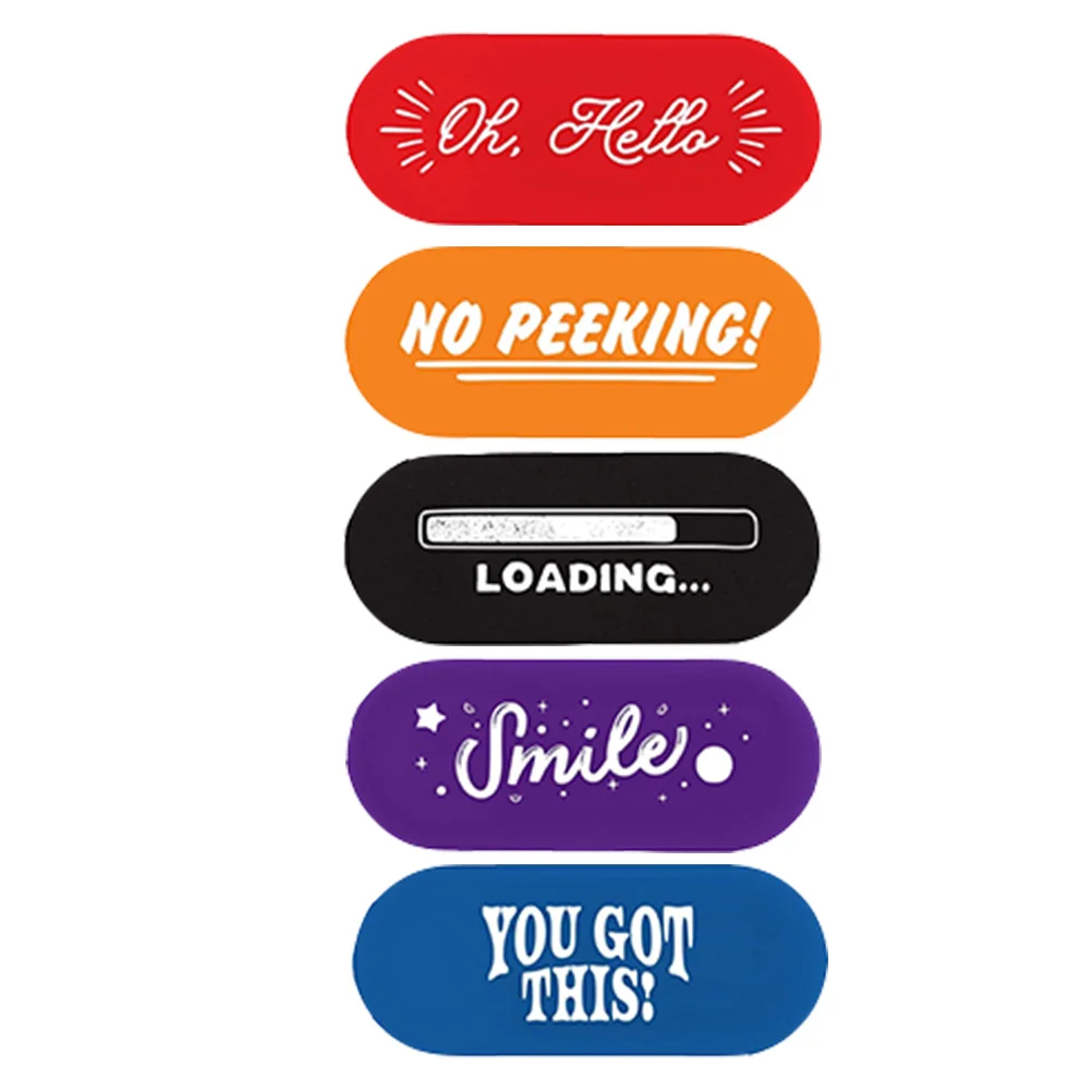 5Pcs Privacy Protection Webcam Covers Creative Design Laptop Tablet Phone Camera Privacy Protector Sticky Anti-Peeping Cover Set
5Pcs Privacy Protection Webcam Covers Creative Design Laptop Tablet Phone Camera Privacy Protector Sticky Anti-Peeping Cover Set