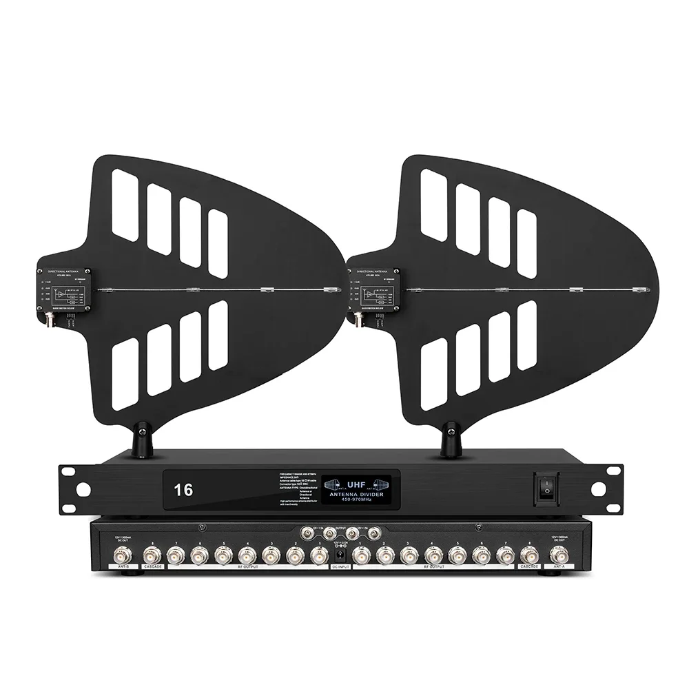 Hot Selling Biner D3 16 channel Antenna Amplifier Stage Performance UHF Wireless Microphone Signal Distribution Receiver
Hot Selling Biner D3 16 channel Antenna Amplifier Stage Performance UHF Wireless Microphone Signal Distribution Receiver
